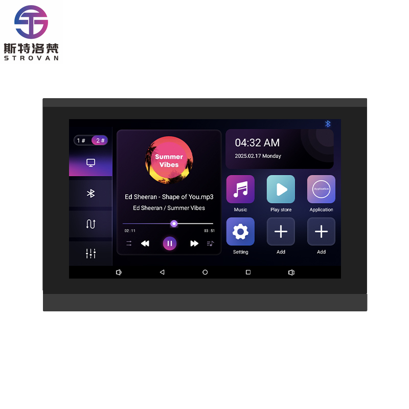 Audio Music In Background - 7 Inch Touch Screen 2 Zone
