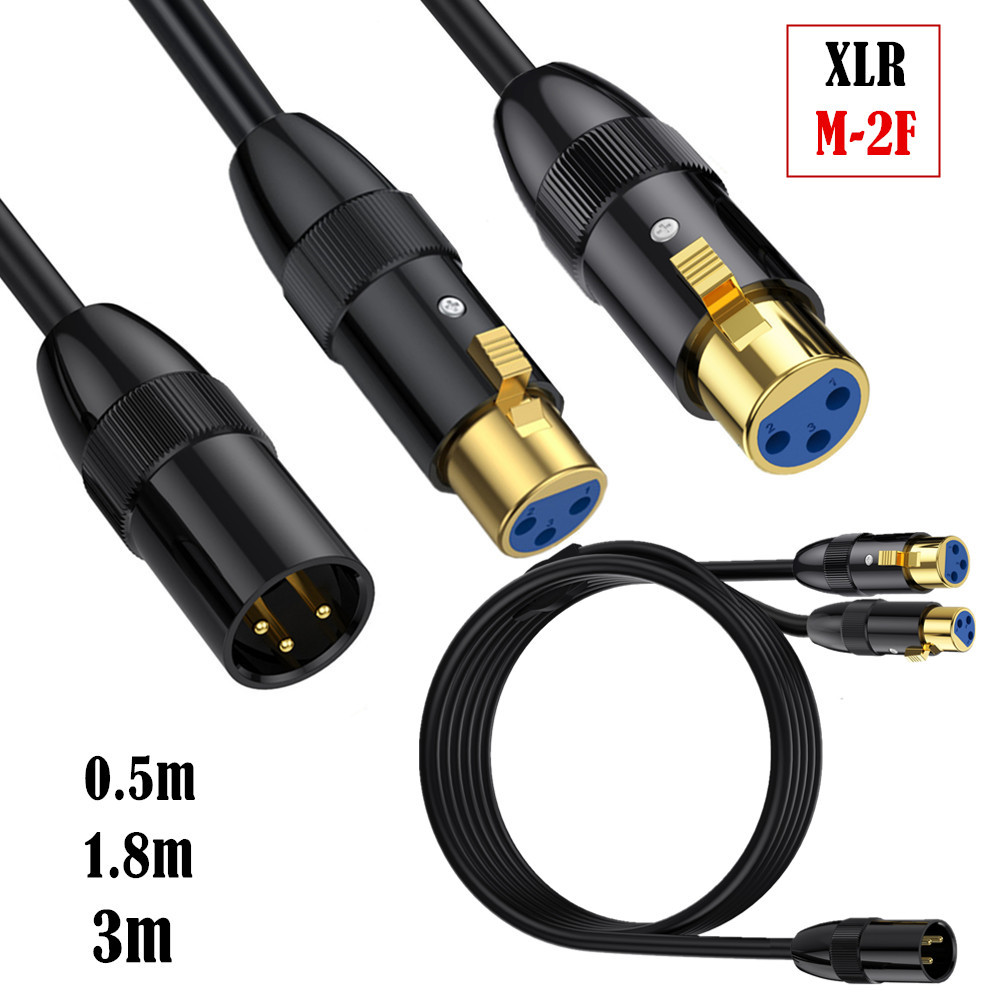 Cable Xlr Balanced - XLR 3P Splitter Cable, XLR Male