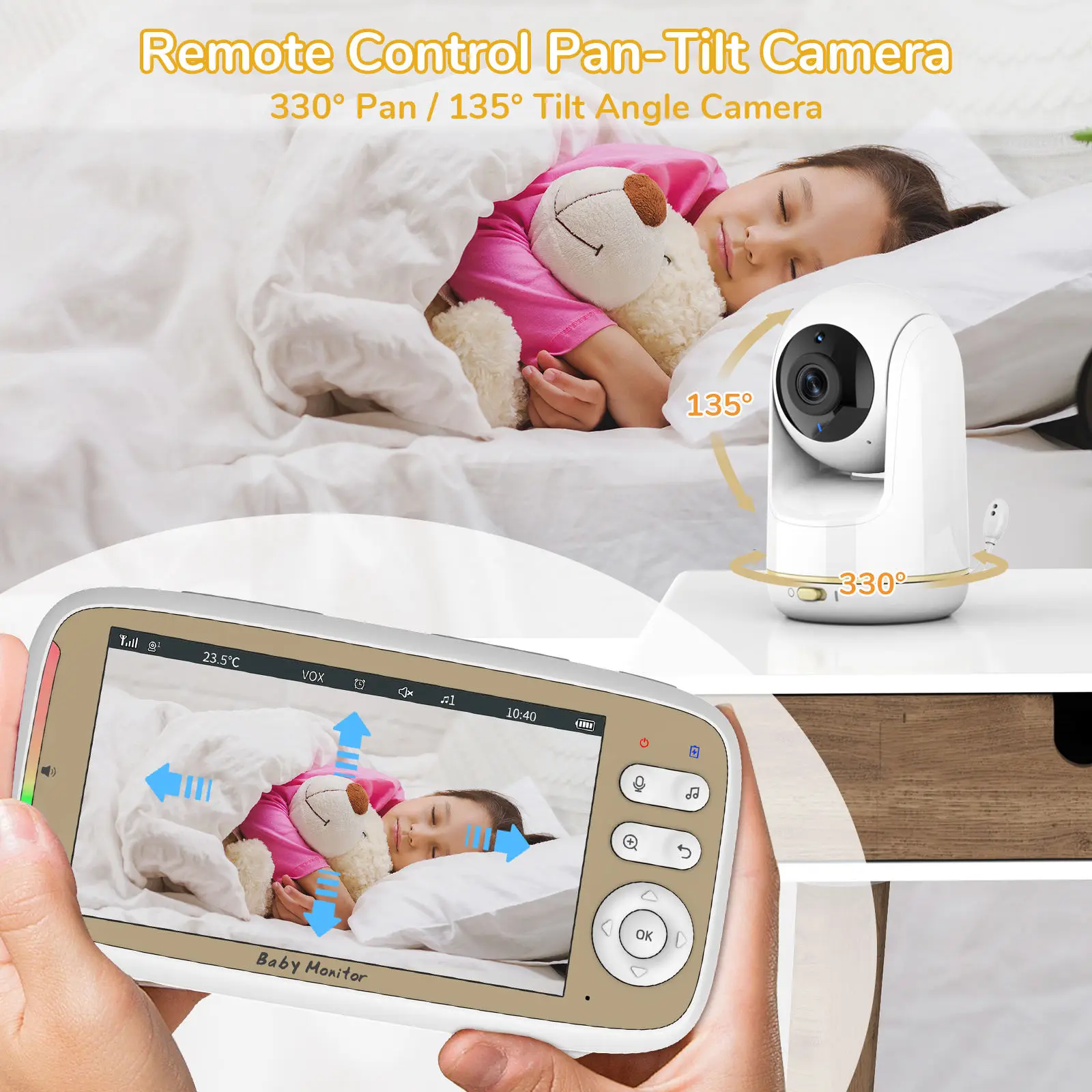 VB803 PRO Baby Monitor with 2p - Audio Music For Video review and price