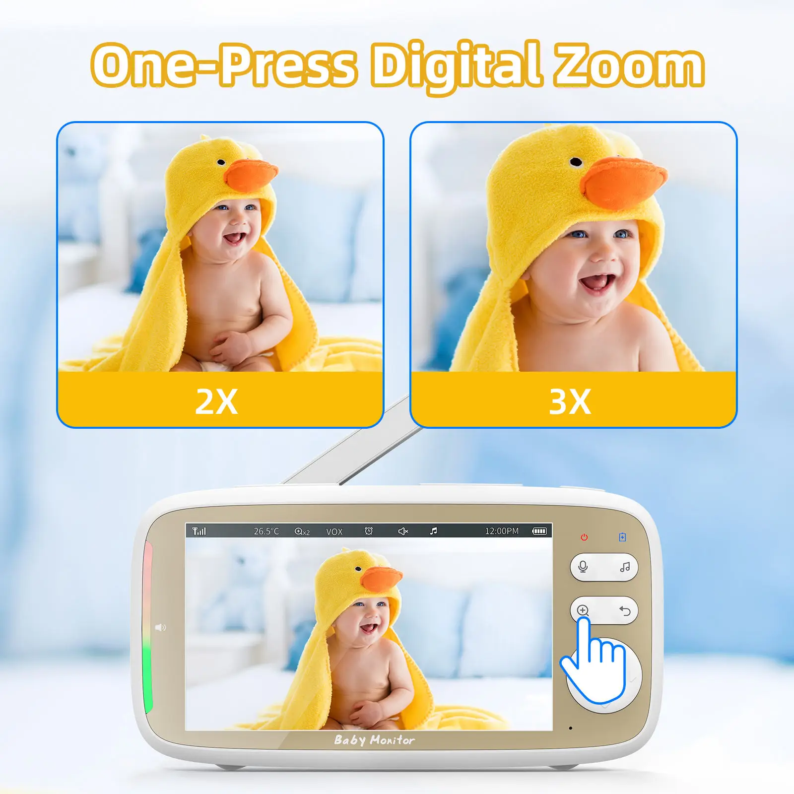 VB803 PRO Baby Monitor with 2p - Audio Music For Video review and price
