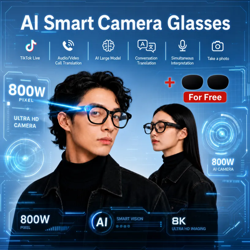AI Smart Shooting Glasses, Sup - Audio Music Free Online review and price