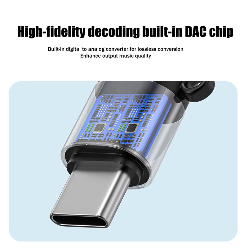 Type C to 3.5mm Jack DAC Decod - Audio Music Free Online review and price