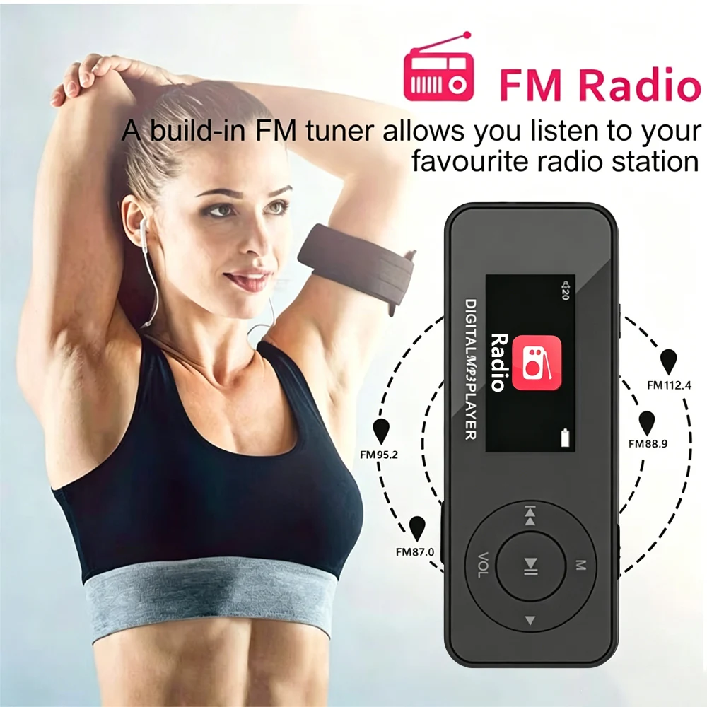 KEBIDU Portable MP3 Player Blu - Audio Music Recorder review and price