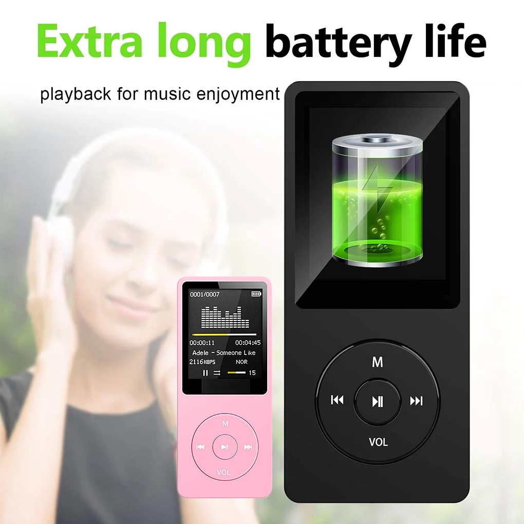 Portable MP3 Player Rechargeab - Audio Music Recorder review and price
