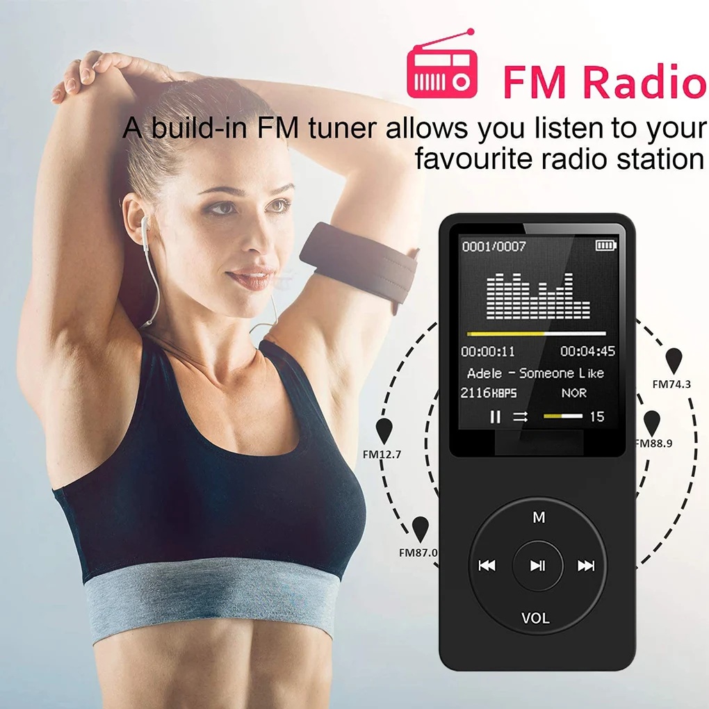 Portable MP3 Player Rechargeab - Audio Music Recorder review and price