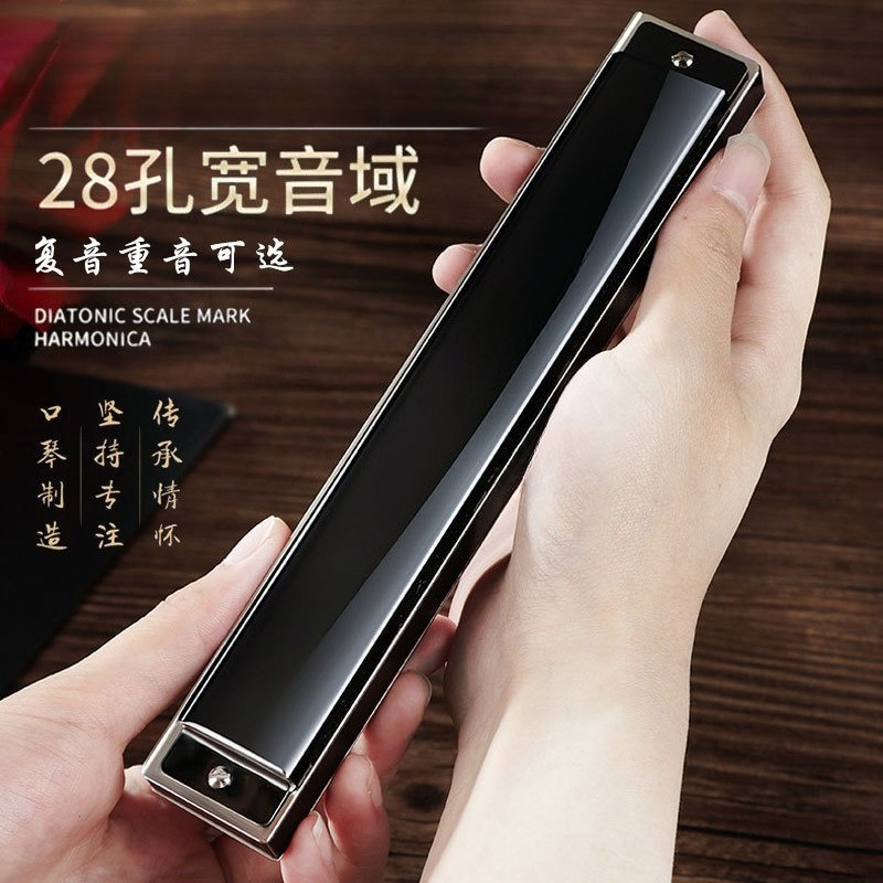 24 holes 28 holes polyphonic C - Harmonica 10 Hole review and price
