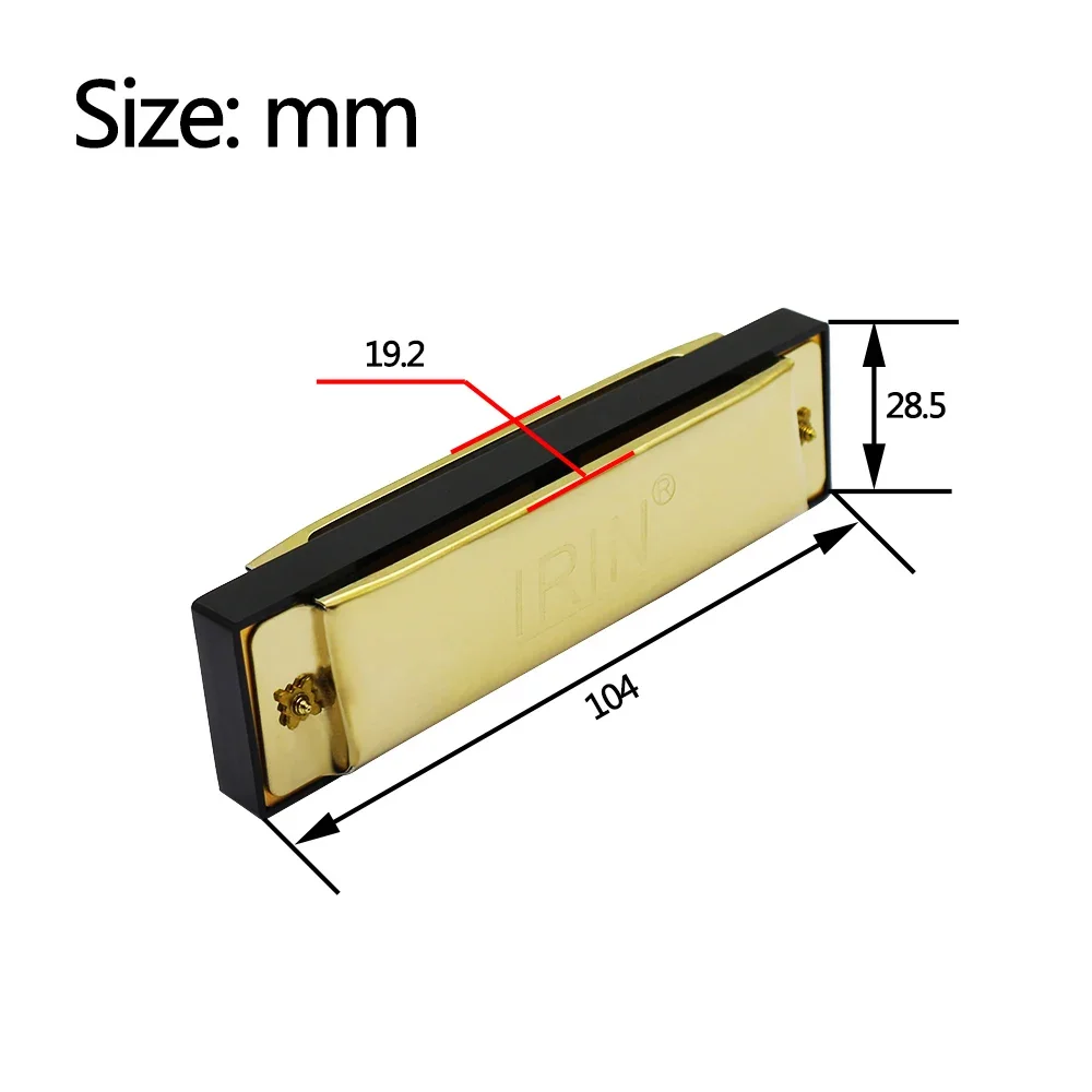IRIN Harmonica 10 Hole 20 Tone - Harmonica 10 Hole review and price