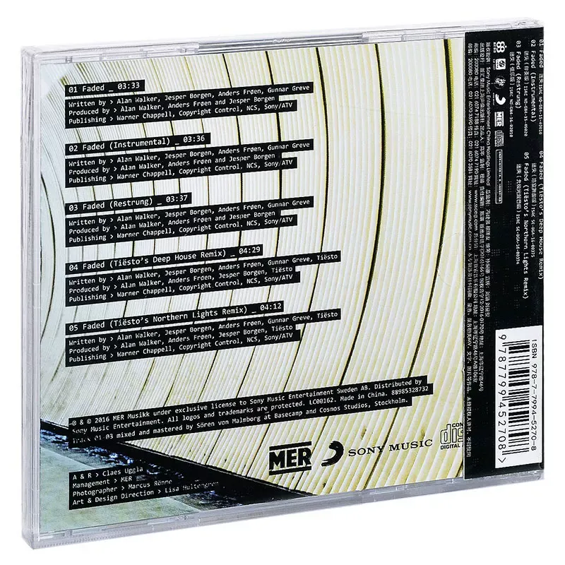 for Alan Walker Lost CD Album  - Audio Musically review and price
