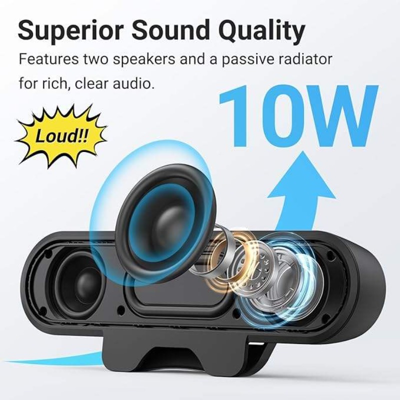 Portable Clip-on USB Soundbar  - Audio Music Free Online review and price