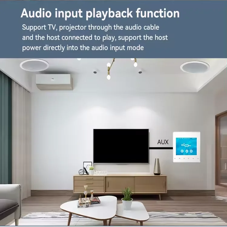 Home Bluetooth Wall Amplifier  - Audio Music In Background review and price