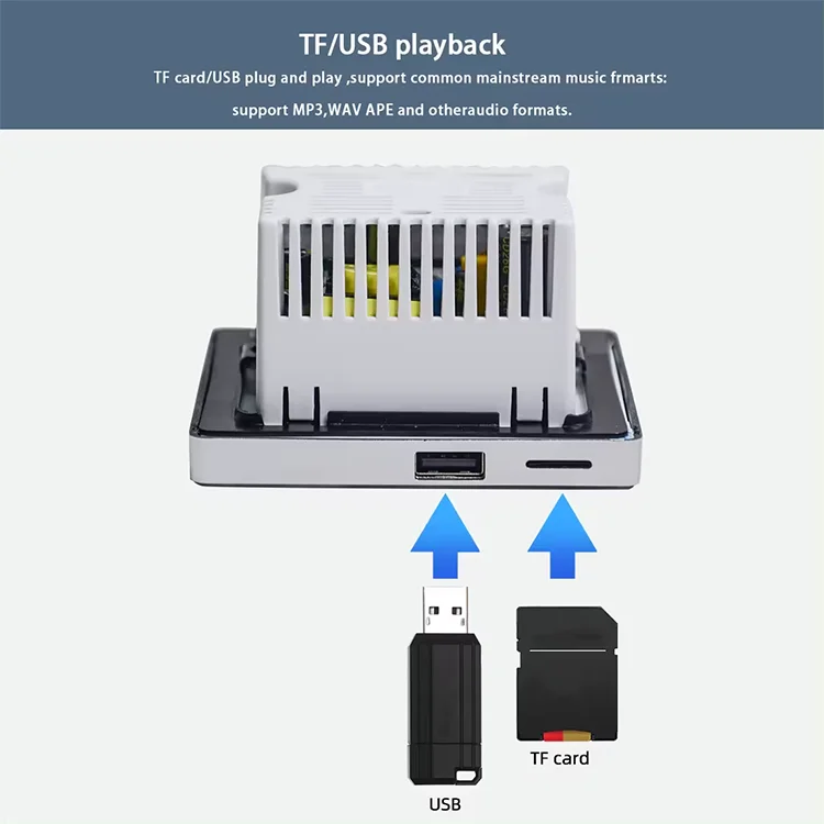 Home Bluetooth Wall Amplifier  - Audio Music In Background review and price