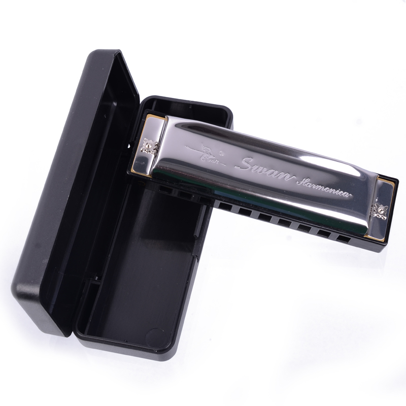 SWAN Harmonica BLUES  SW1020-1 - Harmonica 10 Hole review and price