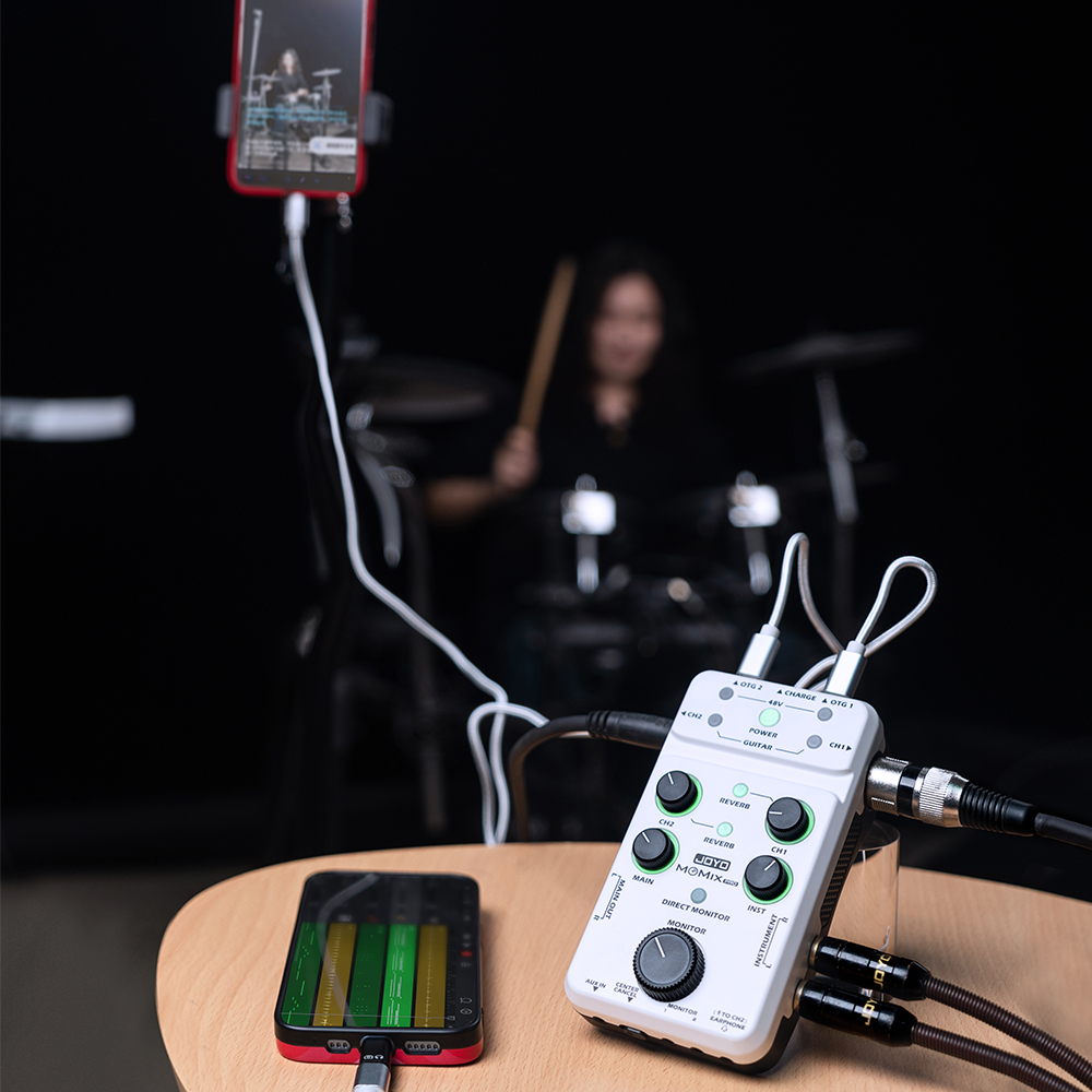 JOYO Audio Mixer MOMIX PRO Sui - Audio Music Live review and price