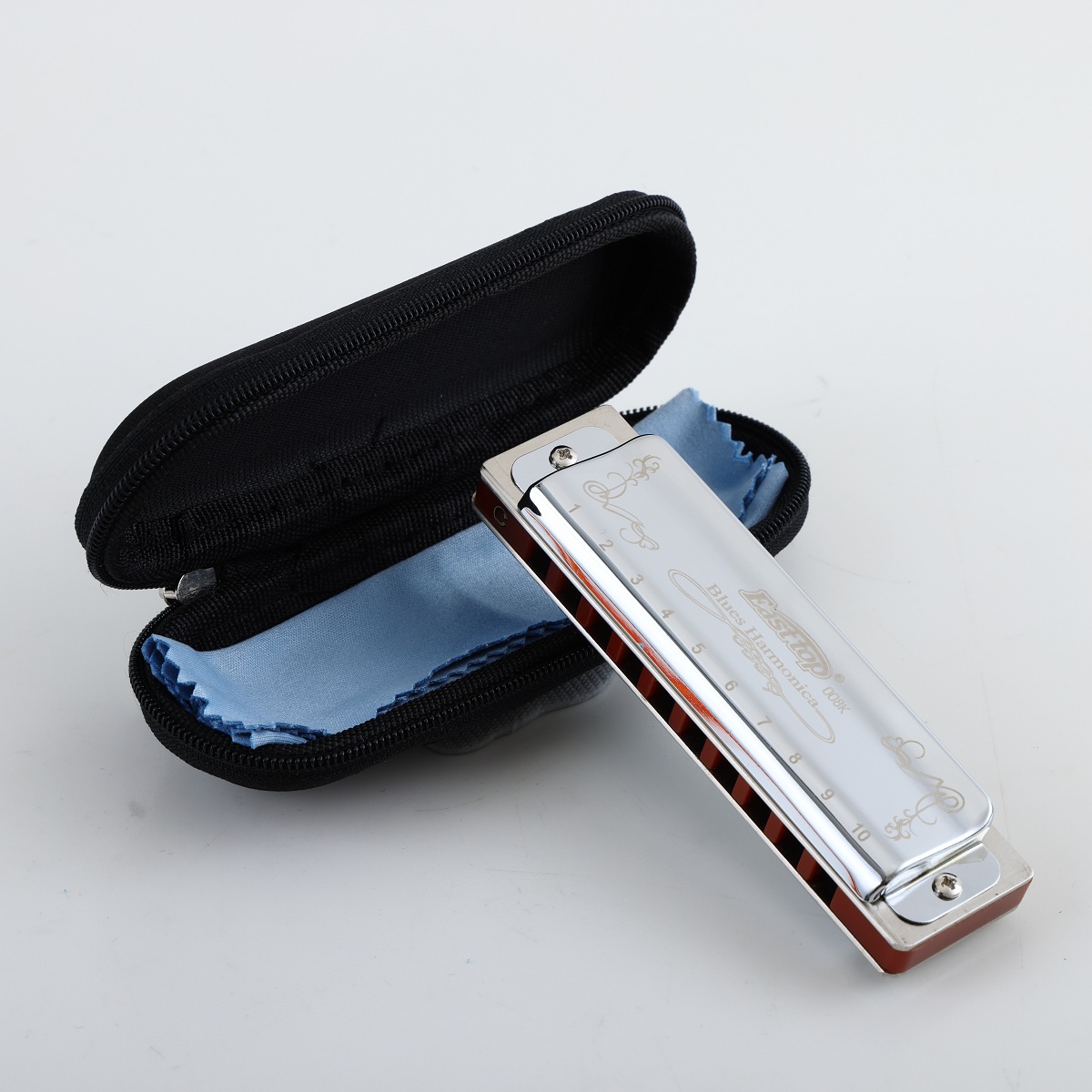 EASTTOP T008K Key of a New Blu - Harmonica 10 Hole review and price