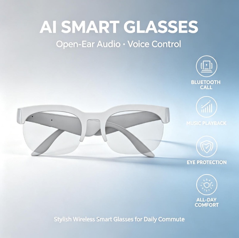 2026 Smart Audio Sunglasses Bl - Audio Music For Video review and price