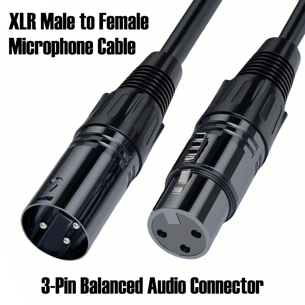 3-Pin XLR Male to Female Balan - Cable Xlr Balanced review and price