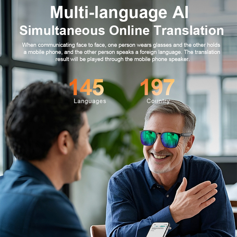 Ai smart bluetooth glasses off - Audio Music For Video review and price