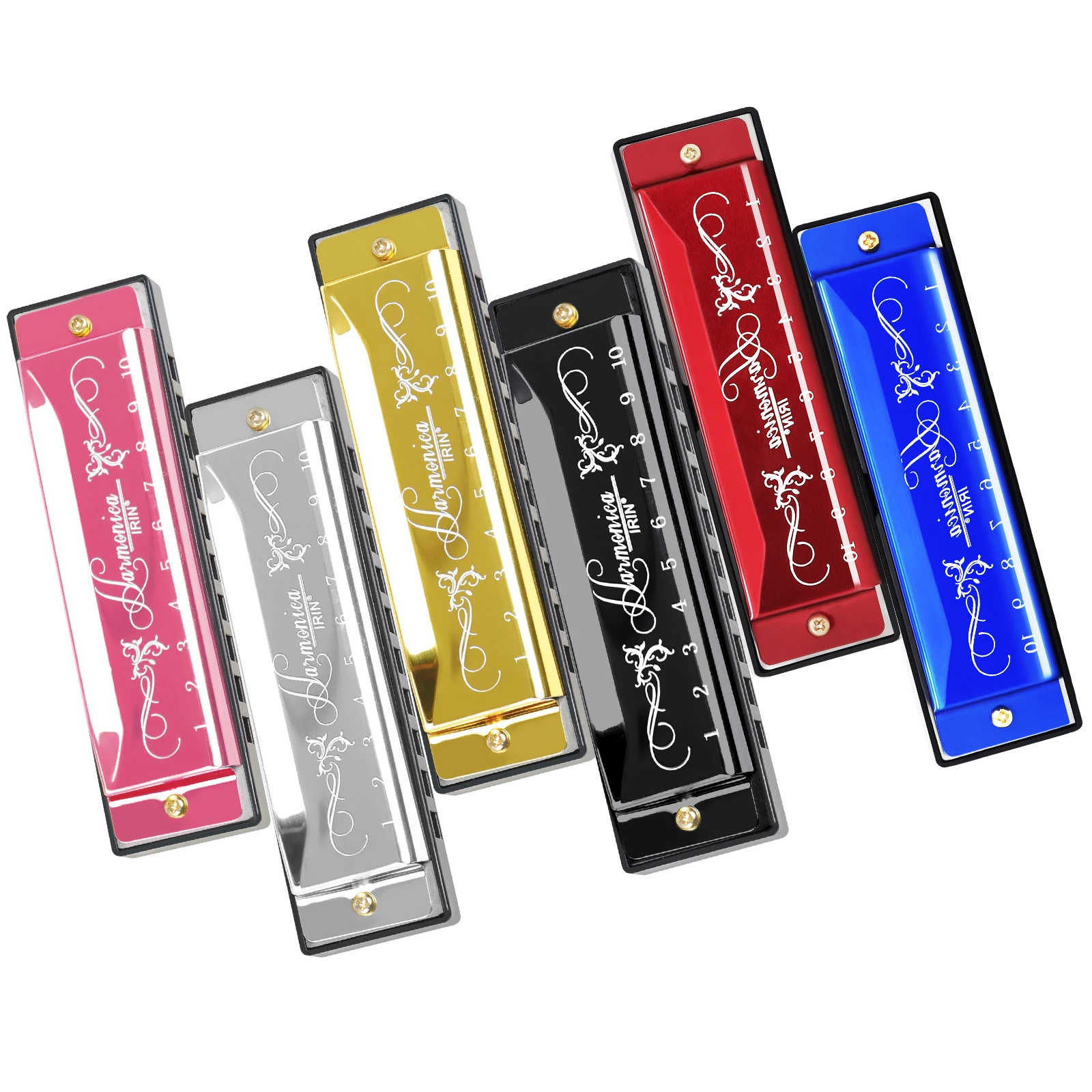 IRIN 10 Hole 20 Tone Harmonica - Harmonica 10 Hole review and price