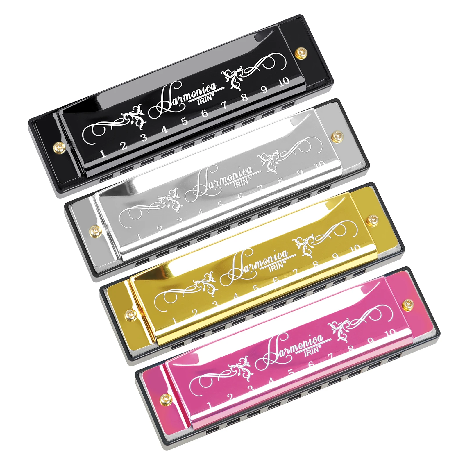 IRIN 10 Hole 20 Tone Harmonica - Harmonica 10 Hole review and price