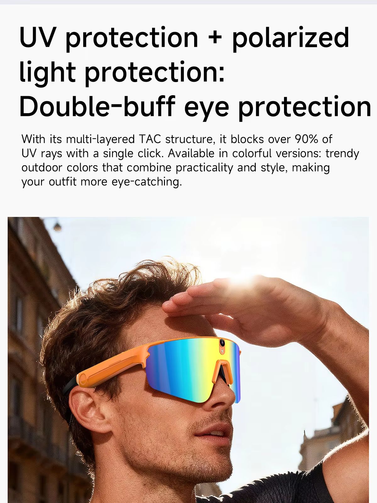 L805 AI Smart Glasses With 800 - Audio Music For Video review and price