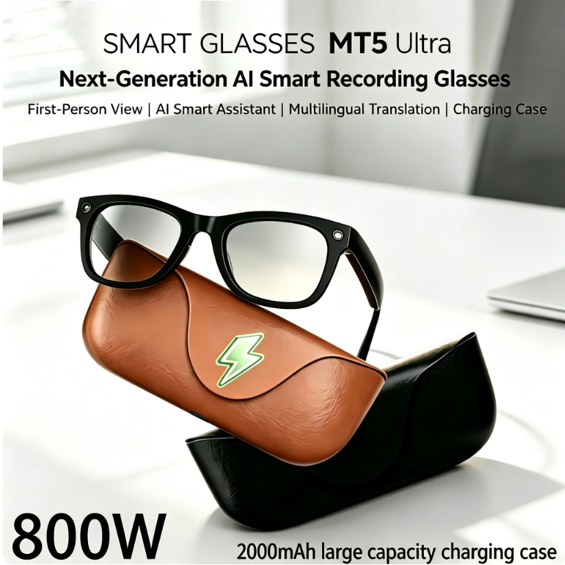 2026 AI smart Glasses HD 800W  - Audio Music For Video review and price