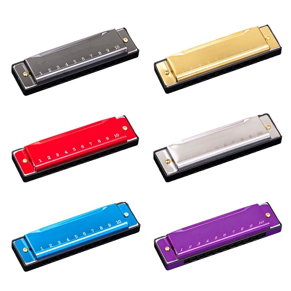 Portable Key of C 10 Hole Harm - Harmonica 10 Hole review and price