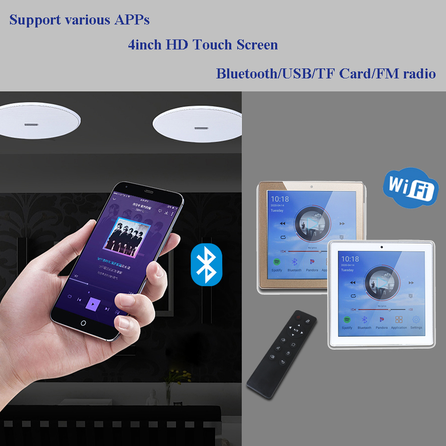 Android WiFi Bluetooth In Wall - Audio Music Free Online review and price