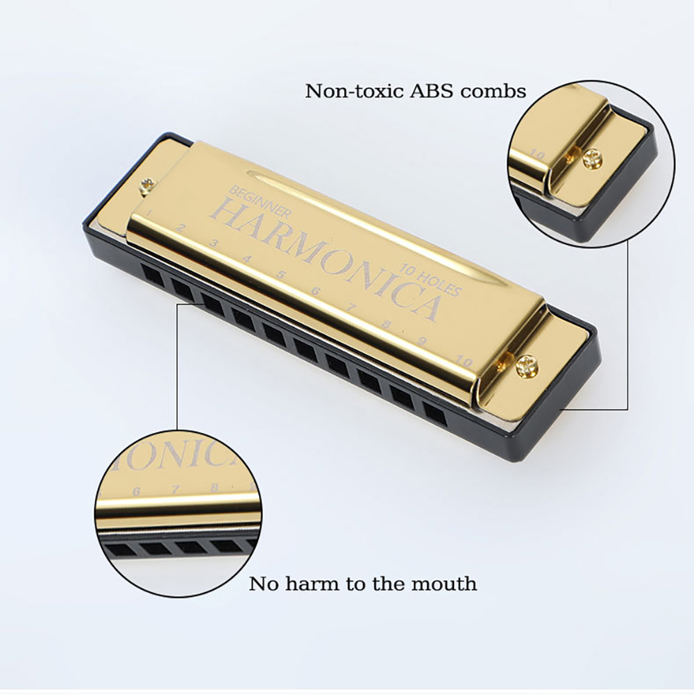 10 Hole C Harmonica Blues Harp - Harmonica 10 Hole review and price