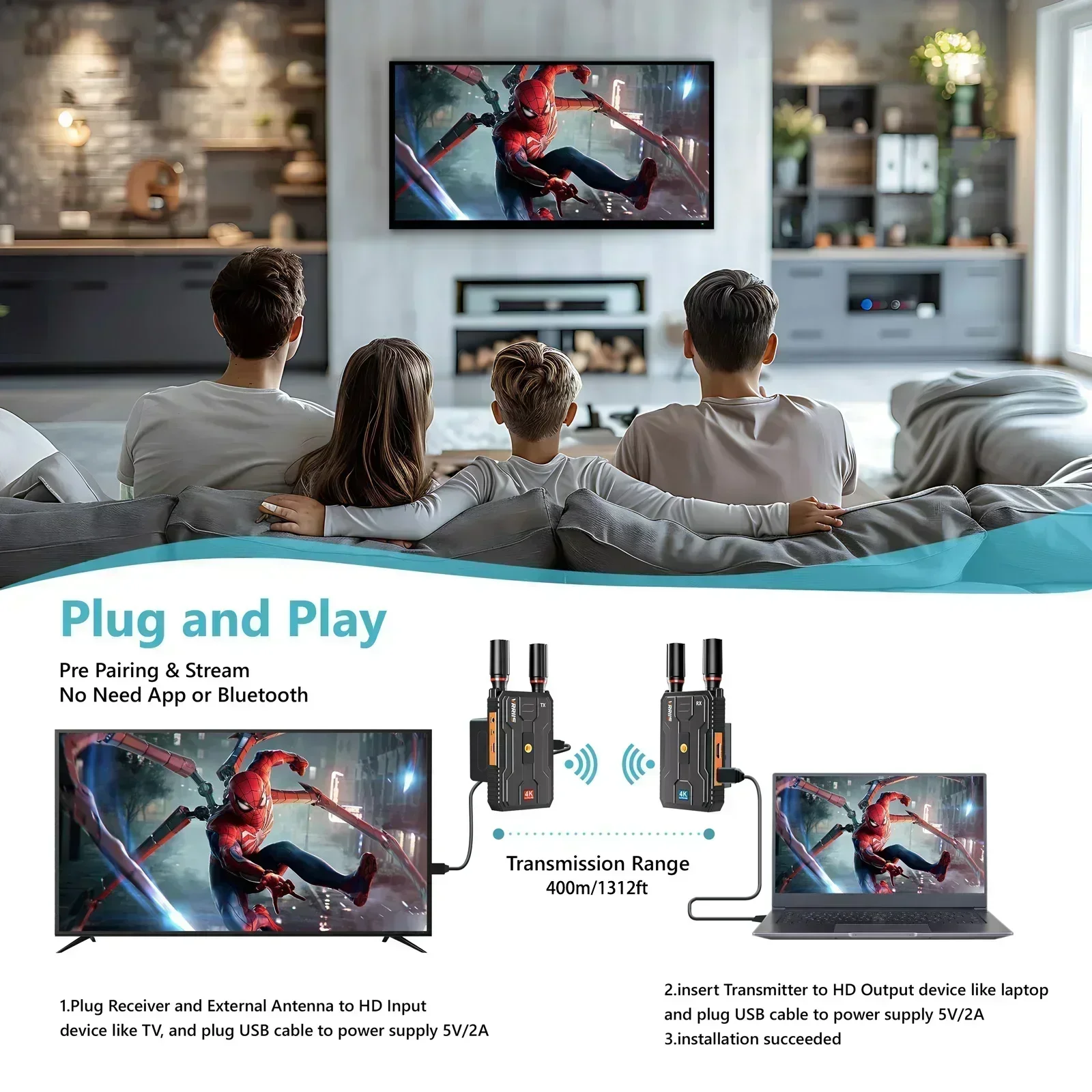 Vrriis WL097 PRO 4K Wireless A - Audio Music Live review and price