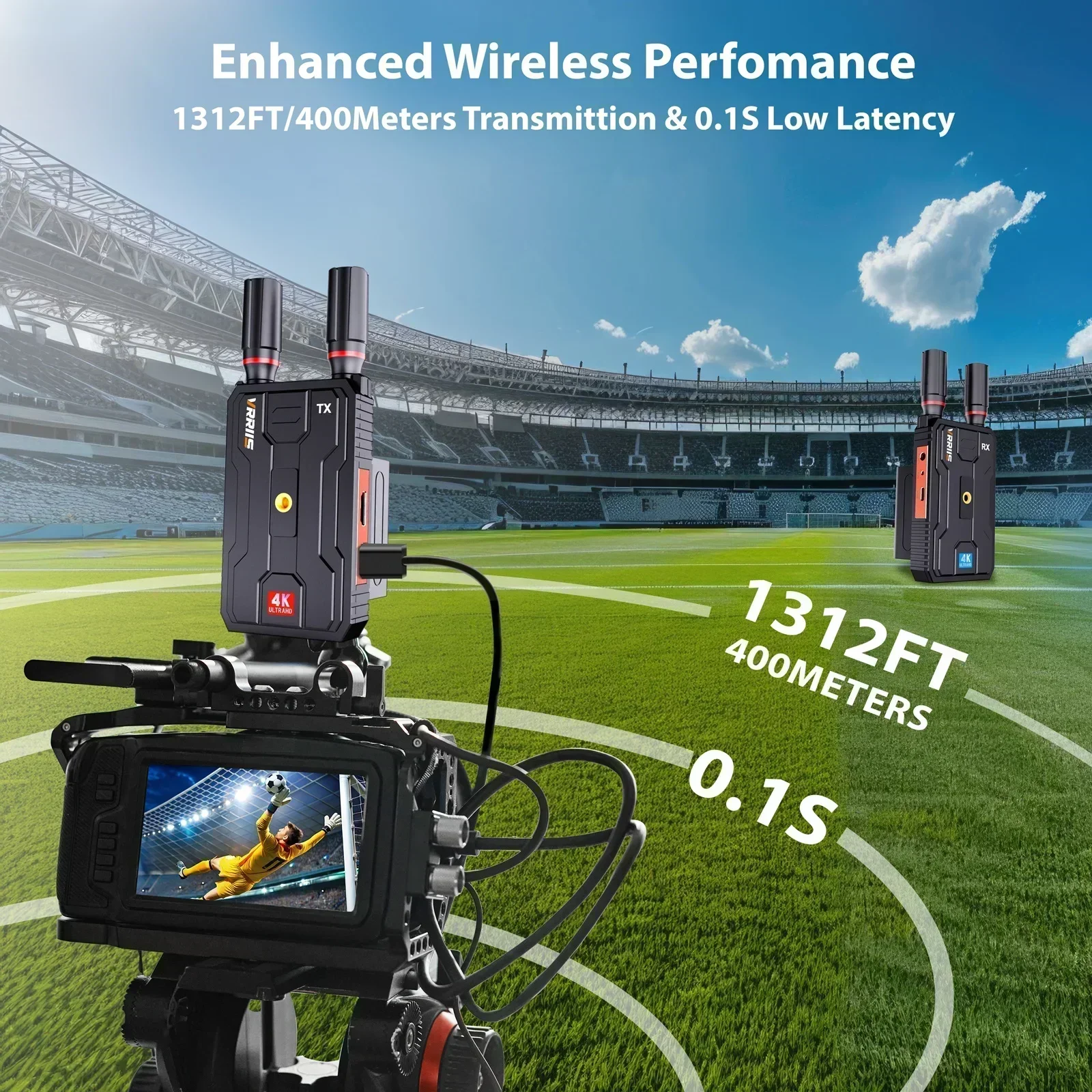 Vrriis WL097 PRO 4K Wireless A - Audio Music Live review and price