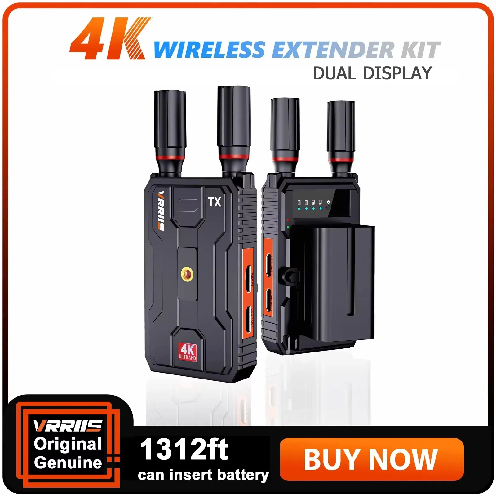 Vrriis WL097 PRO 4K Wireless A - Audio Music Live review and price