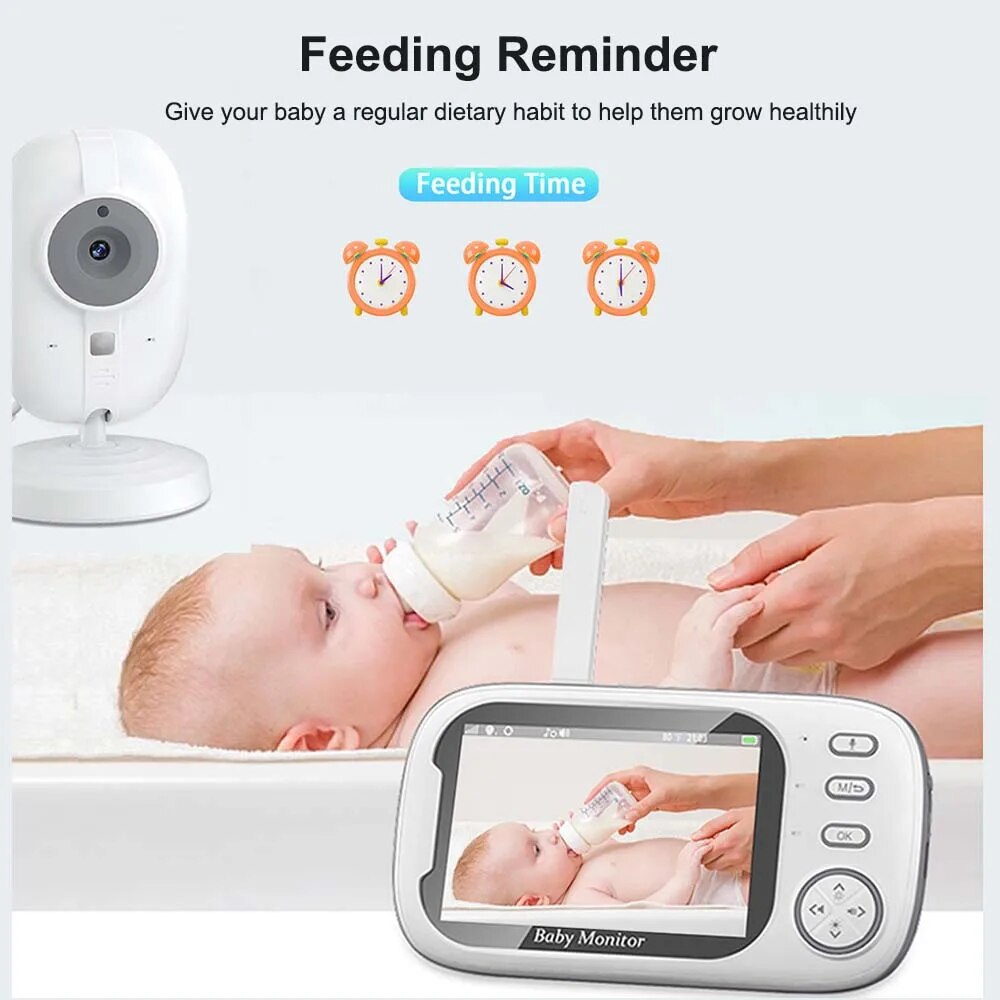 3.5'' Video Baby Monitor 2.4G  - Audio Music For Video review and price