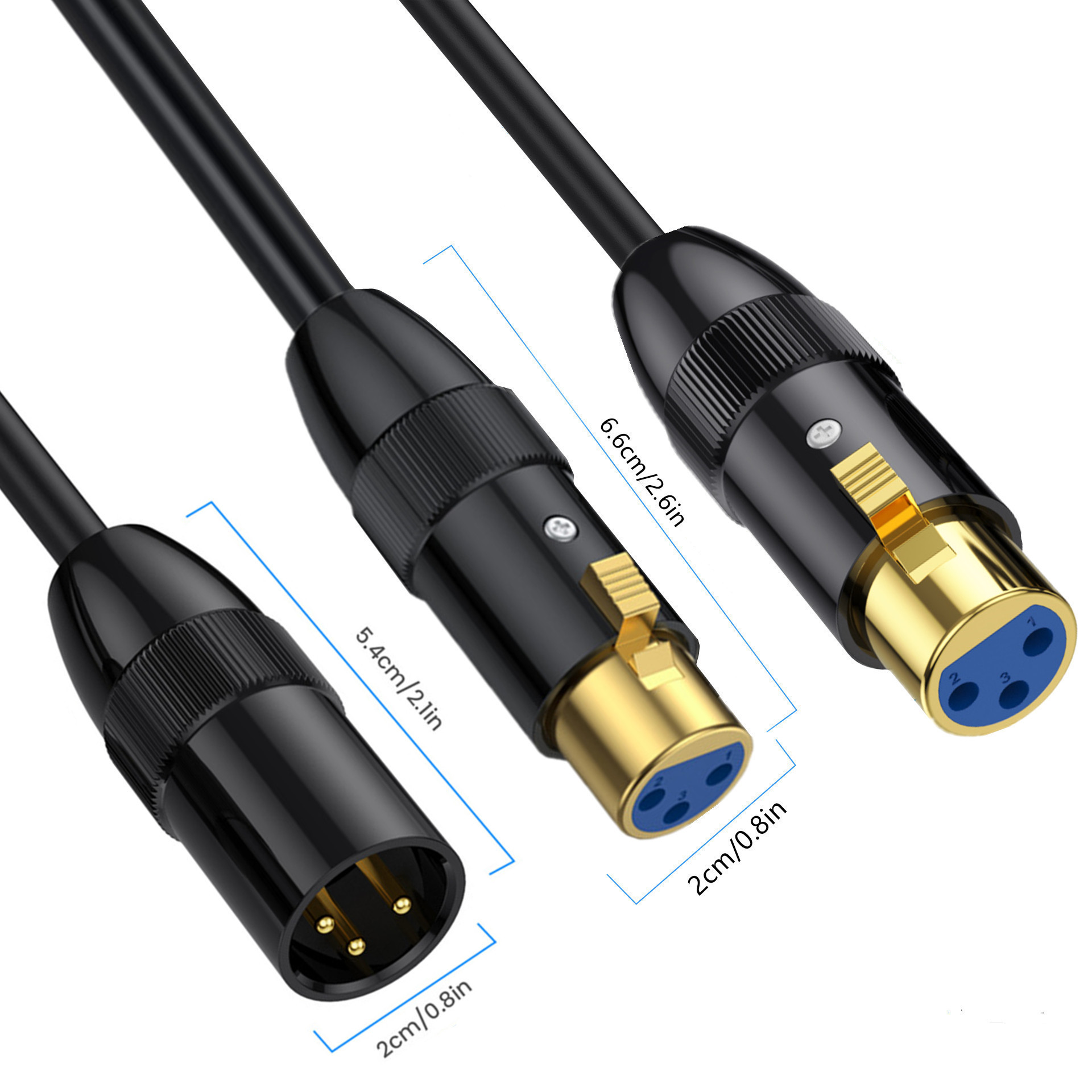 XLR 3P Splitter Cable, XLR Mal - Cable Xlr Balanced review and price