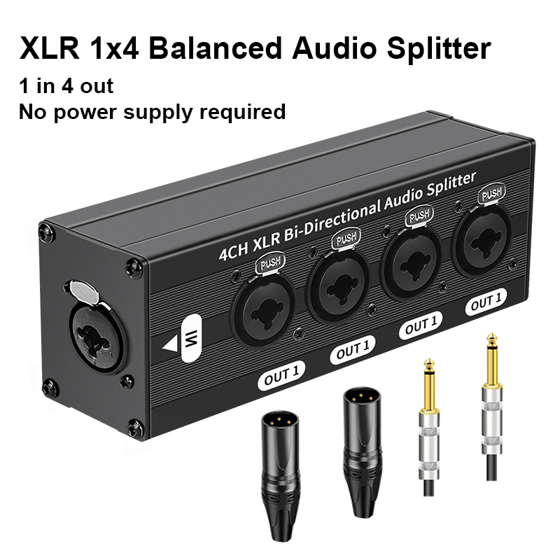6.35mm Interface 1X4 XLR Balan - Cable Xlr Balanced review and price