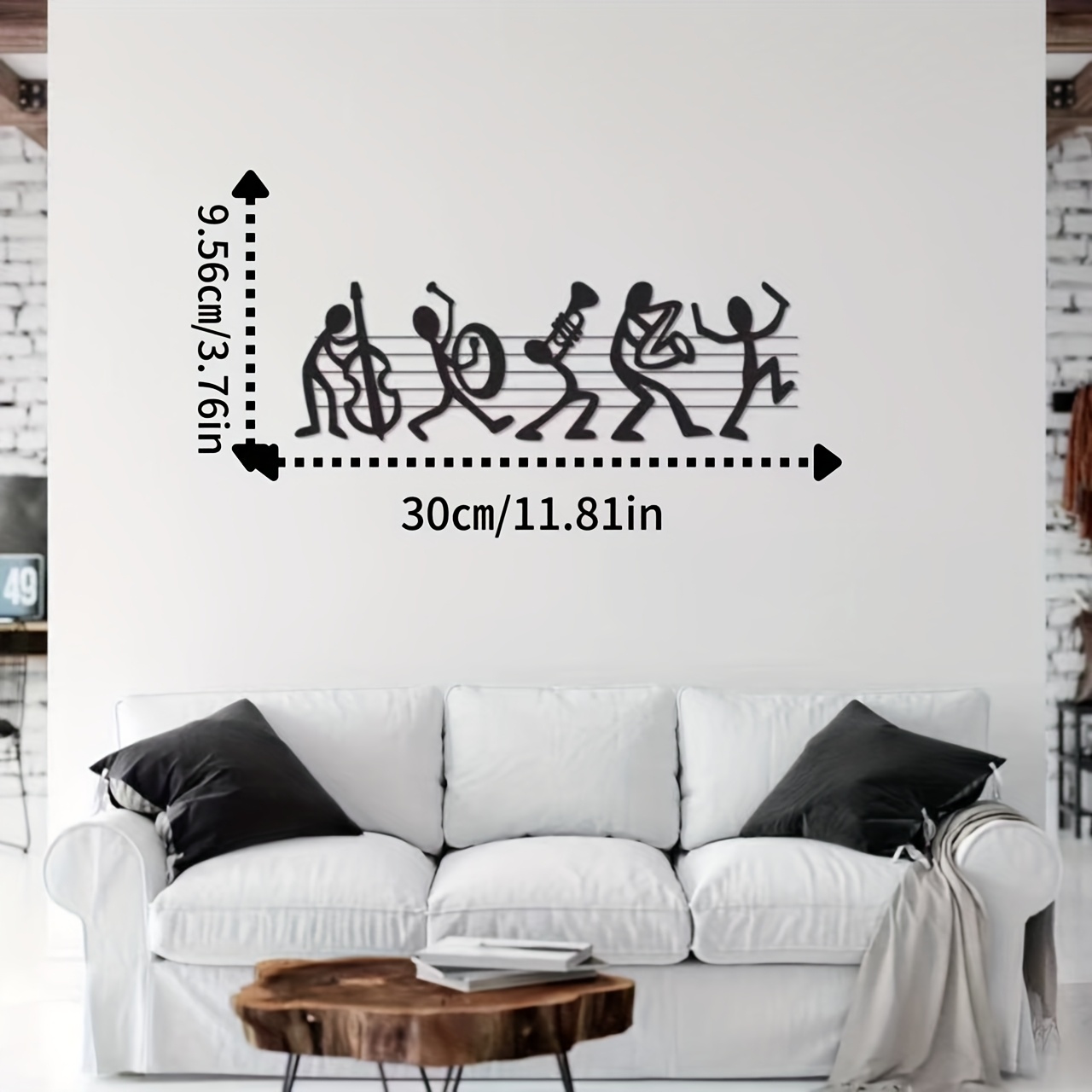 Vintage Music Note Metal Wall  - Audio Music Live review and price