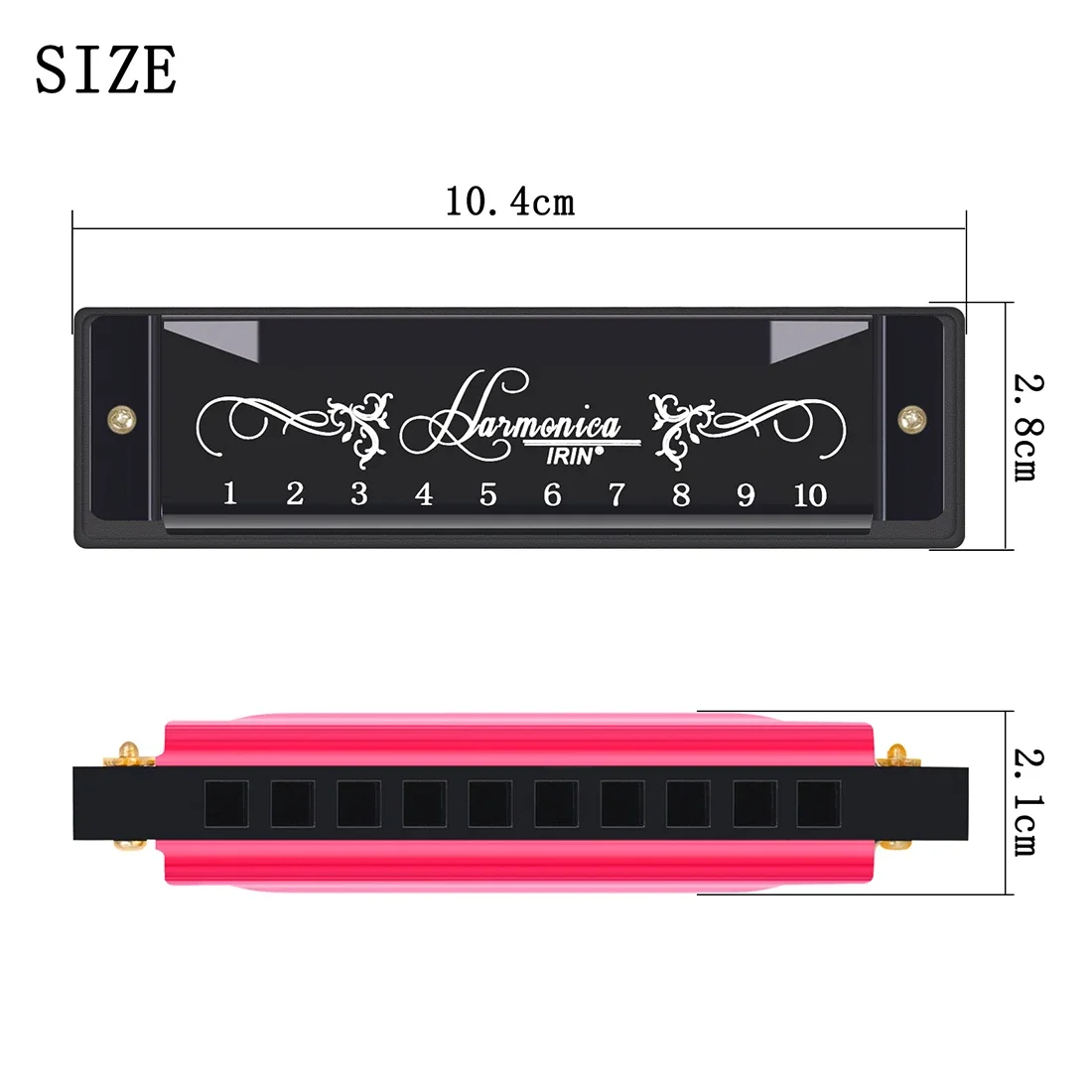 IRIN Harmonica 10 Holes 10 Not - Harmonica 10 Hole review and price
