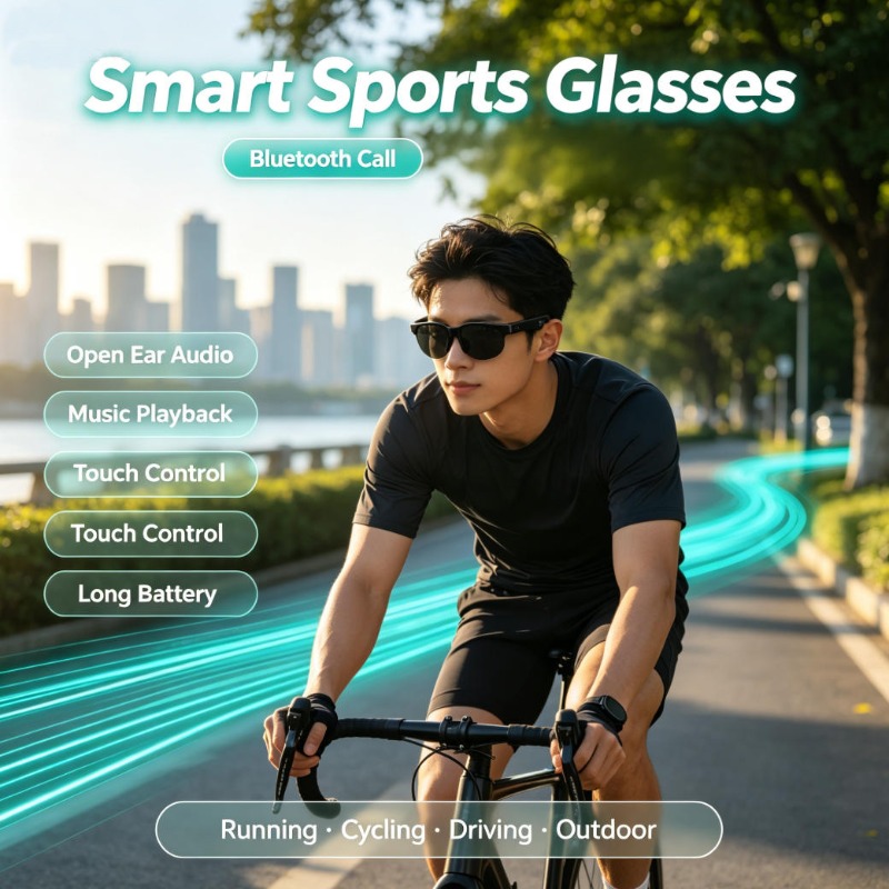 Smart Sports Glasses Open Ear  - Audio Music Free review and price