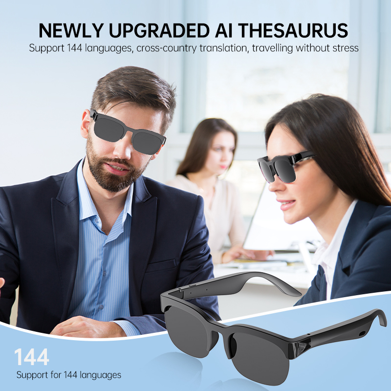 Bluetooth Audio Smart Glasses  - Audio Music For Video review and price