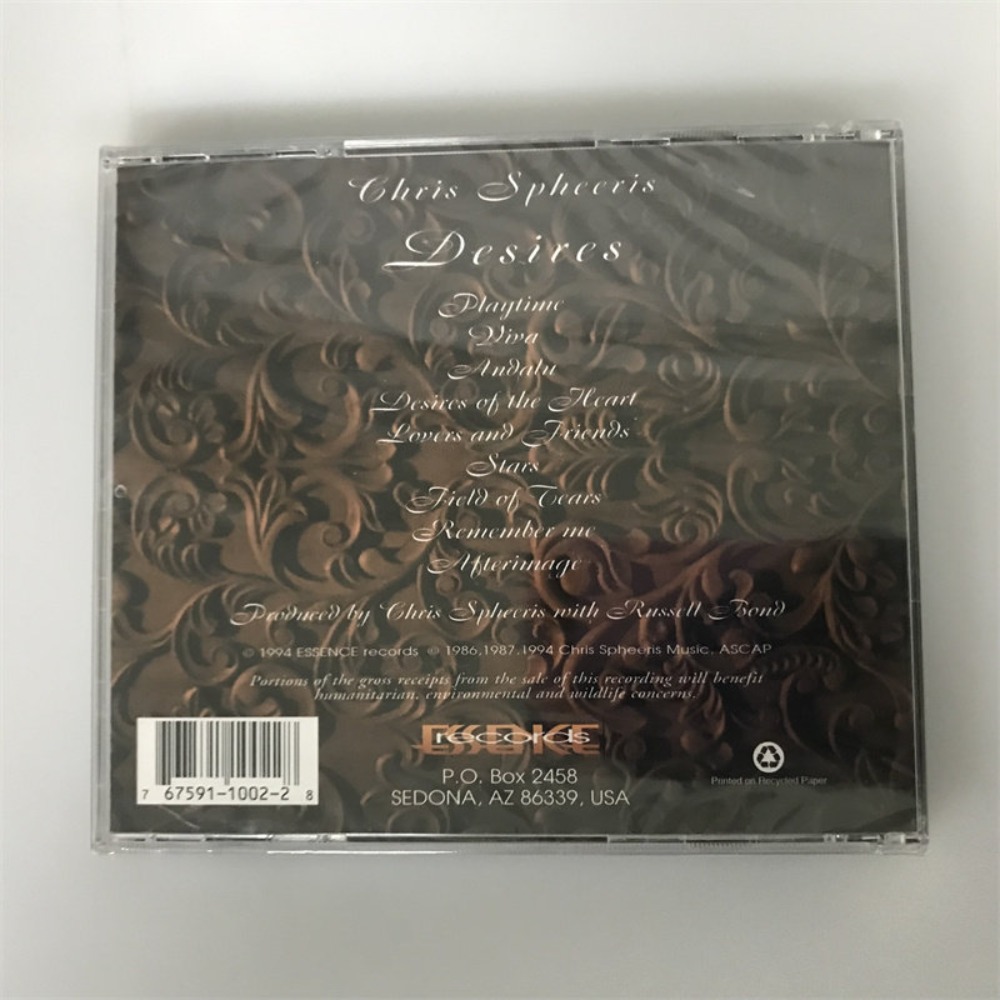 CD 'Desires' Chris Spheeris Mu - Audio Musically review and price