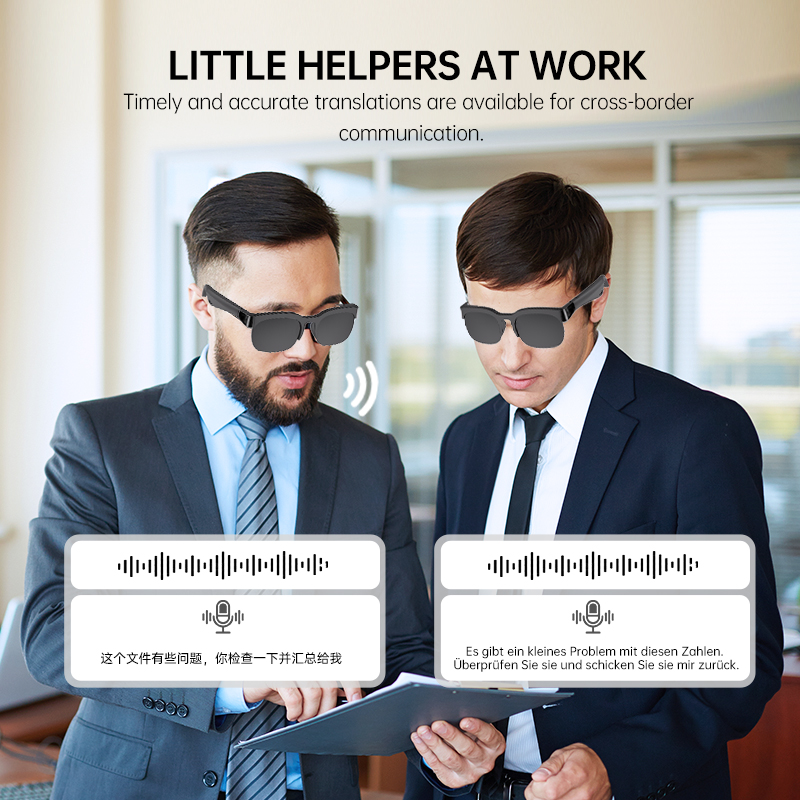 Smart AI Audio Glasses, Wirele - Audio Music For Video review and price