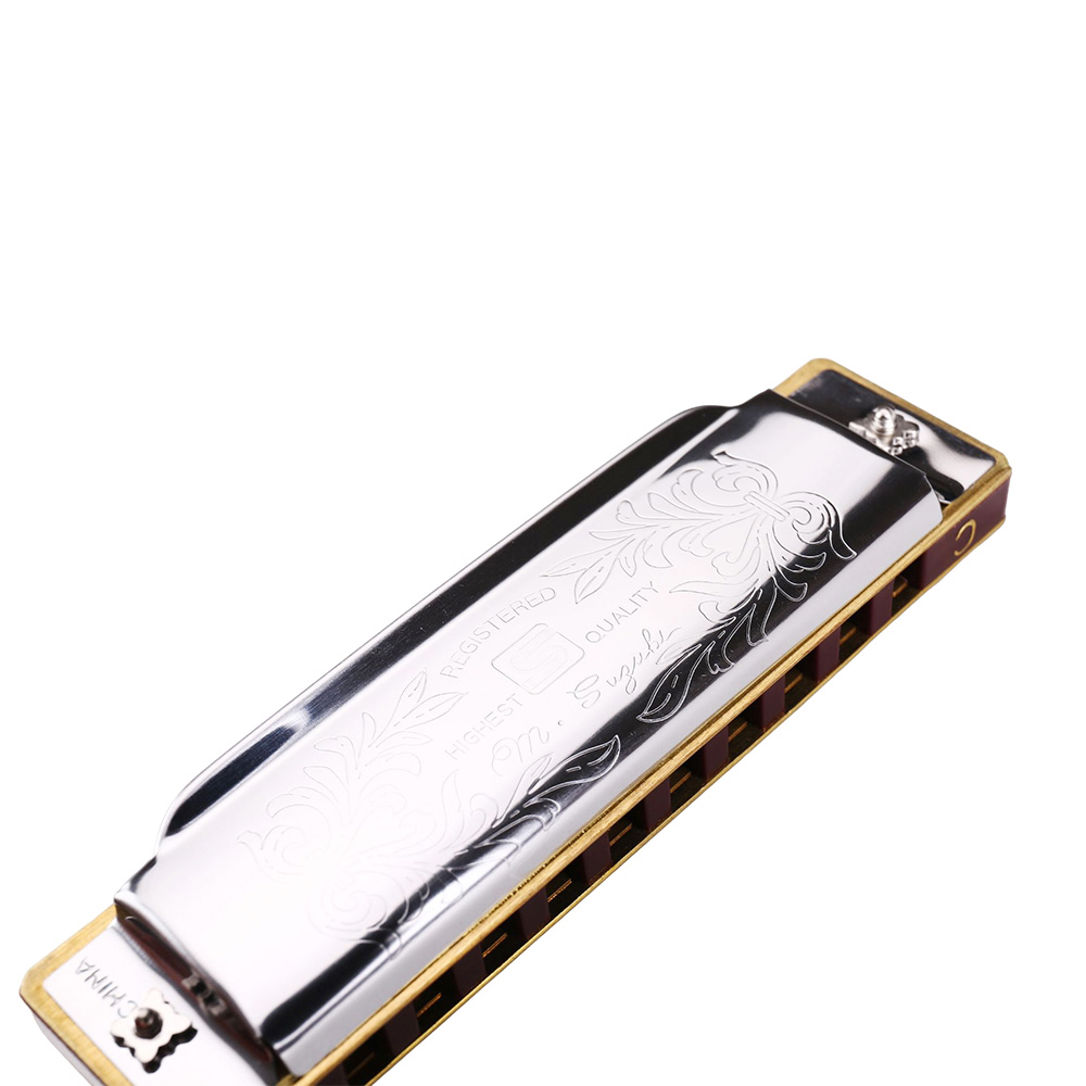 Harmonica Folk Master 1072 Sta - Harmonica 10 Hole review and price